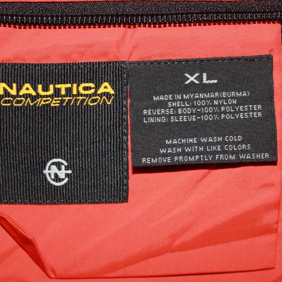 Vintage Nautica Competition Reversible "Removeable Sleeves" Fleece Lined Jacket - Picture 2 of 7